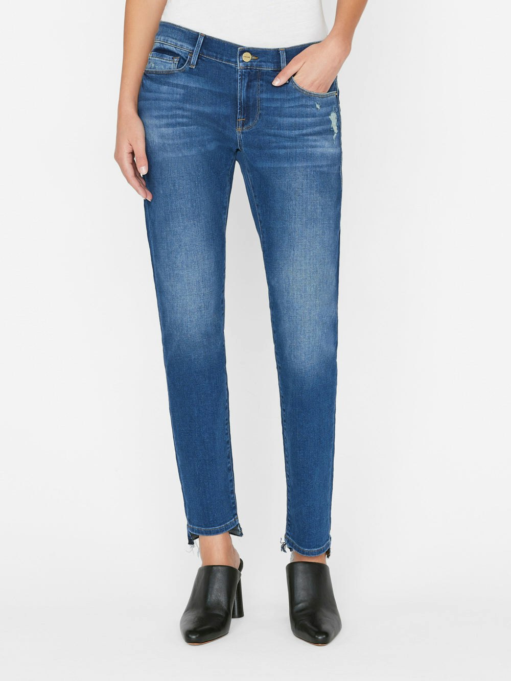 jeans front view